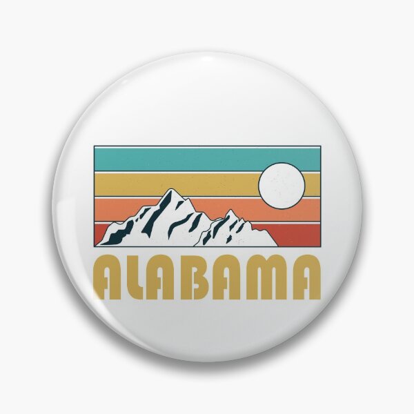 Item preview, Alabama Retro Vintage - Alabama Mountain Souvenir - Gift - Hometown - Hiking - Nature designed and sold by HappyTees Lab.