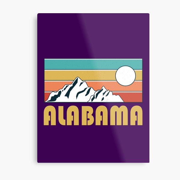 Item preview, Alabama Retro Vintage - Alabama Mountain Souvenir - Gift - Hometown - Hiking - Nature designed and sold by HappyTees Lab.
