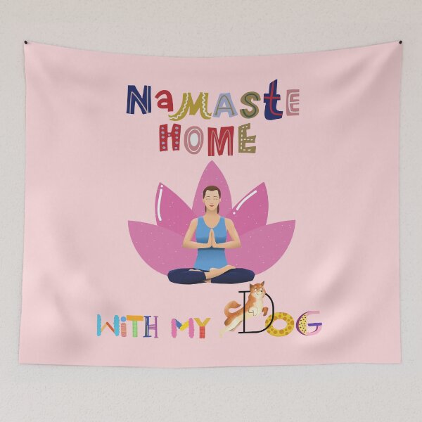 Item preview, Namaste At Home With My Dog designed and sold by Perceptible.
