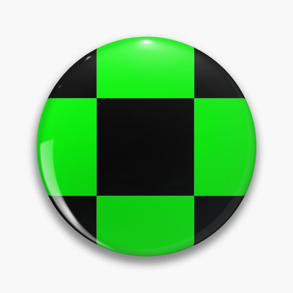Item preview, Checkered (XL Squares) Electric Green and Black designed and sold by Tree45.
