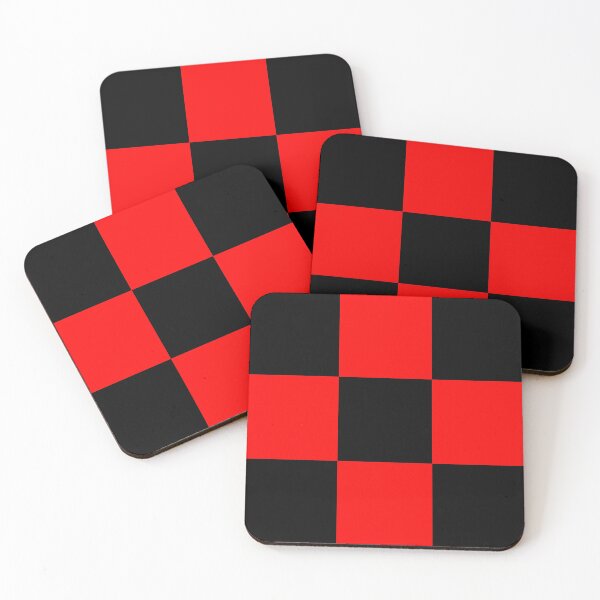 Item preview, Checkered (XL Squares) Red and Black designed and sold by Tree45.