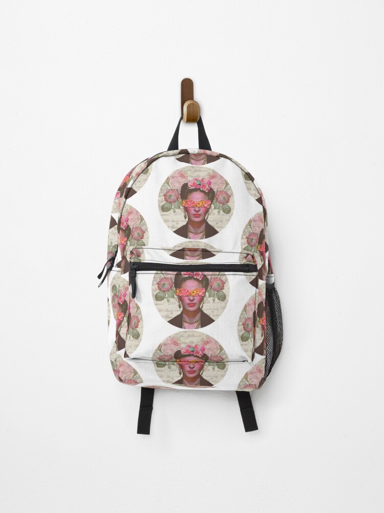 Thumbnail 1 of 3, Backpack, Viva Frida! designed and sold by RojasDesign.