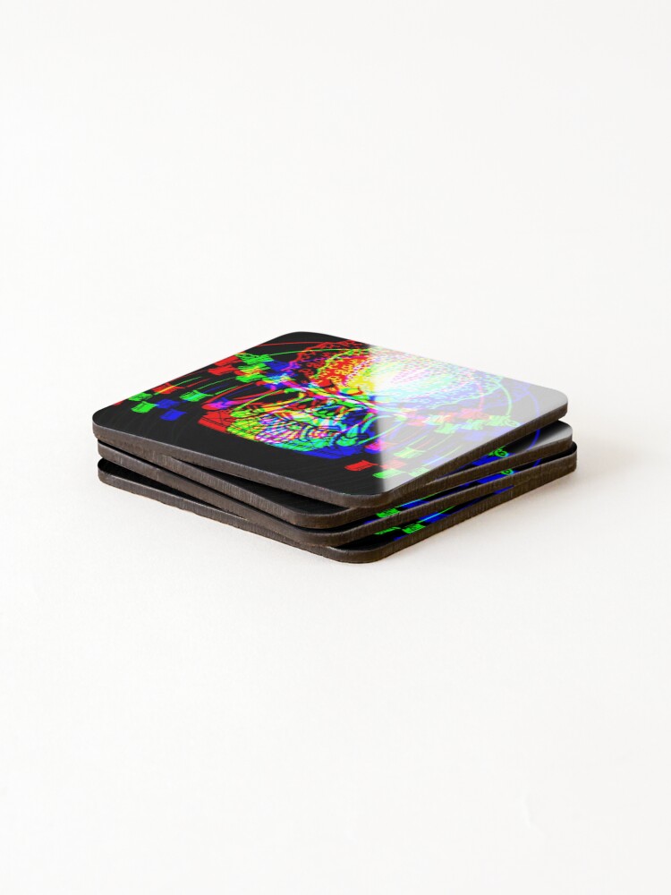 Thumbnail 4 of 5, Coasters (Set of 4), Hot head designed and sold by Roshankeenoo.