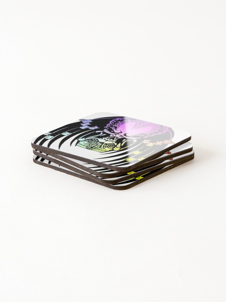 Thumbnail 4 of 5, Coasters (Set of 4), Hot head designed and sold by Roshankeenoo.