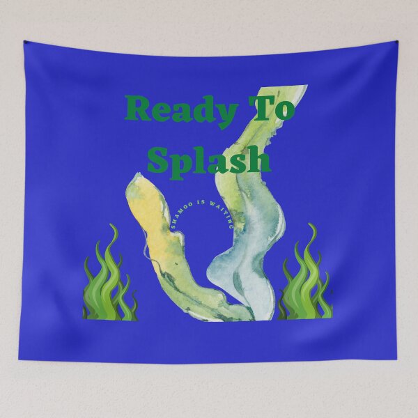 Item preview, Ready To Splash Touch Of  The Sea, Weed Print designed and sold by Darlene Douglas-Jackson.