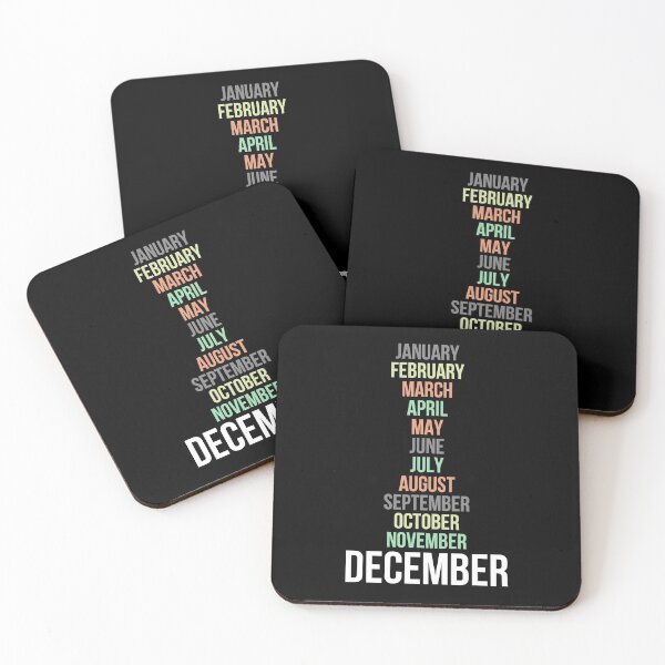 Item preview, Names of Calendar Months December designed and sold by Digital Lama Creations.