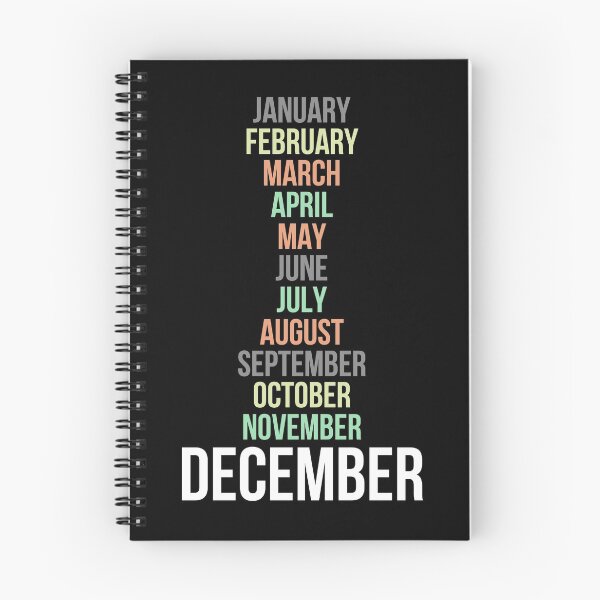 Item preview, Names of Calendar Months December designed and sold by Digital Lama Creations.