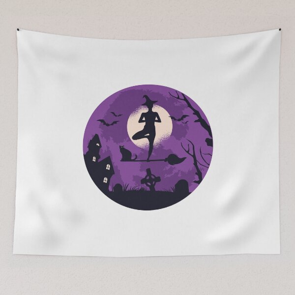 Item preview, witches yoga meditation designed and sold by TRIBExSPACE.
