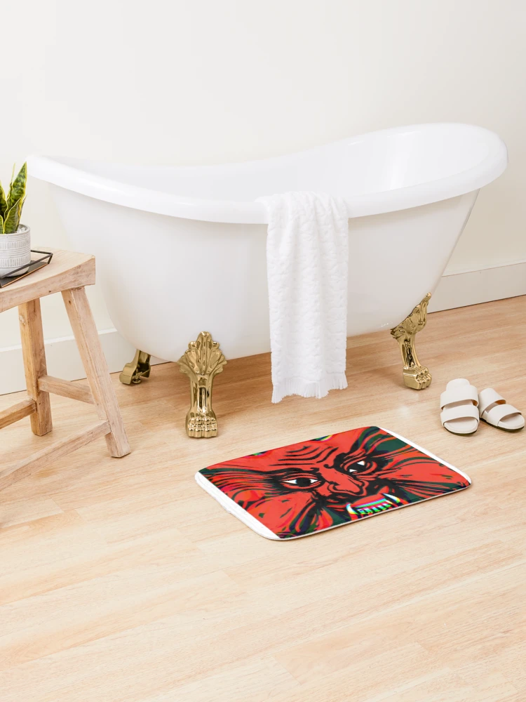 Thumbnail 2 of 6, Bath Mat, Hot head designed and sold by Roshan Keenoo.