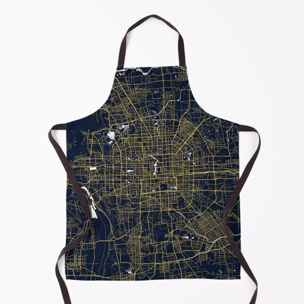 Item preview, Mapa de la ciudad de Beijing de China - Art Deco de oro designed and sold by deMAP.