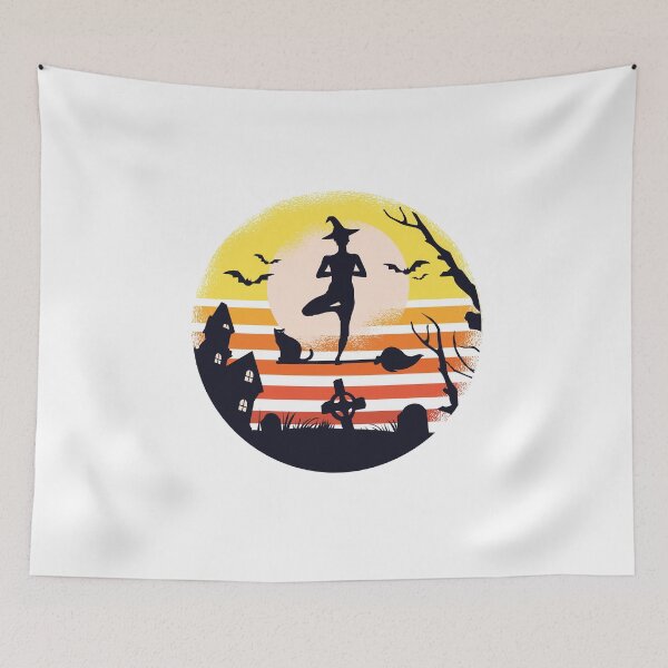 Item preview, Witches yoga meditation designed and sold by TRIBExSPACE.