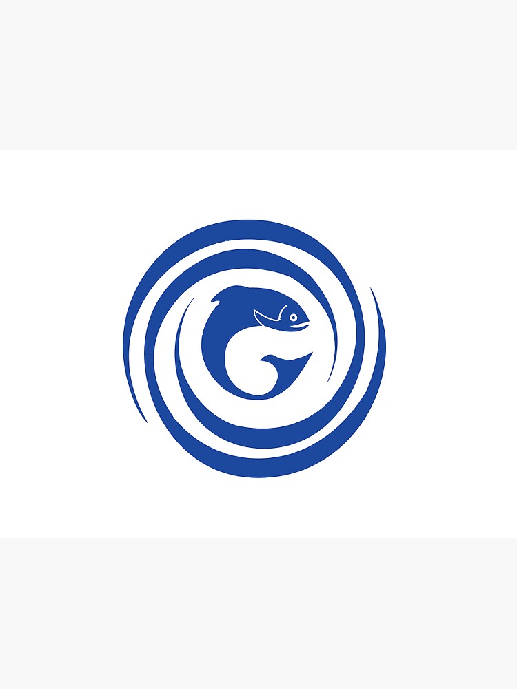 Thumbnail 3 of 3, Sticker, Nova Scotia Gaelic Symbol - Blue designed and sold by GaelicCouncil.