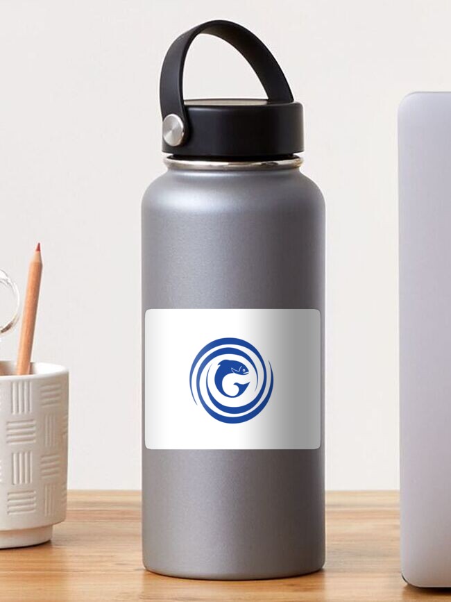 Thumbnail 1 of 3, Sticker, Nova Scotia Gaelic Symbol - Blue designed and sold by GaelicCouncil.