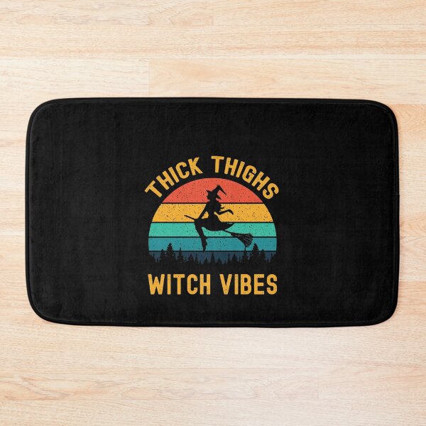 Item preview, Thick Thighs Witch Vibes Halloween Vintage designed and sold by RedQuality.