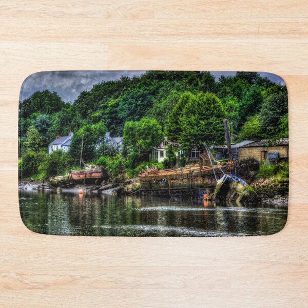 Item preview, Barge Wreck  And Boats On The River Wear designed and sold by axp7884.