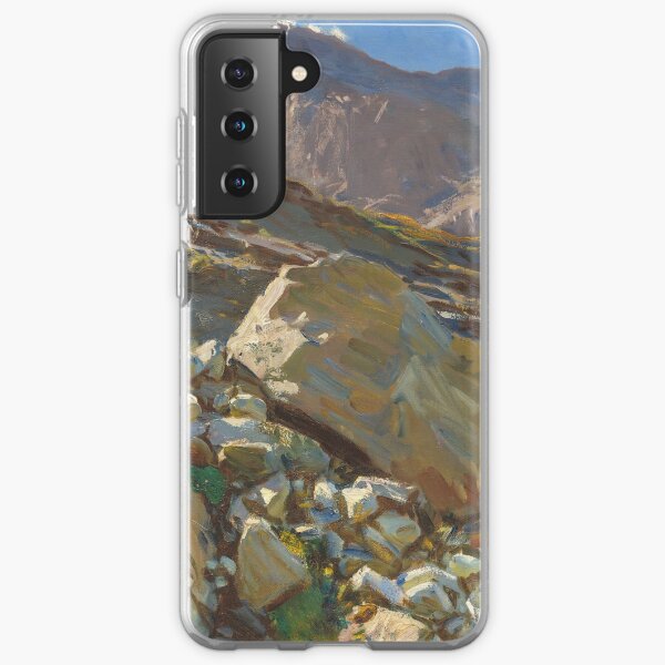 Simplon Pass Oil Painting by John Singer Samsung Galaxy Soft Case