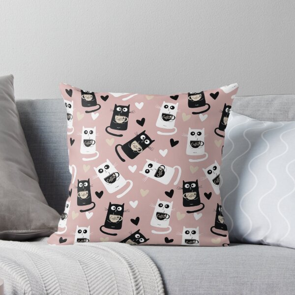 Item preview, Cute black cat coffee lover / Great gifts for cat lovers / Gifts for coffee lovers designed and sold by Alice-Elgawi.