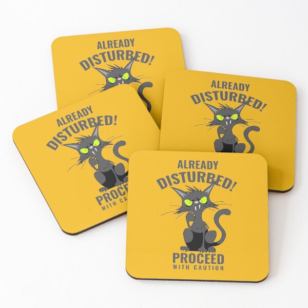 Item preview, Already Disturbed, Proceed with Caution designed and sold by PurrfectLuv.