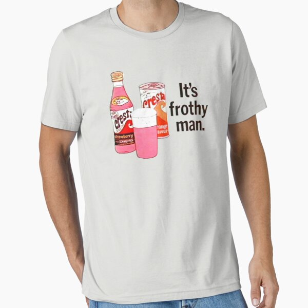 Vista previa del artículo con la obra «Cresta - ES HOMBRE FROTHY», diseñado y vendido por halibutgoatramb.