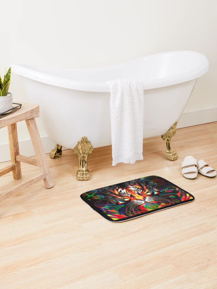 Thumbnail 2 of 6, Bath Mat, Hot head designed and sold by Roshan Keenoo.