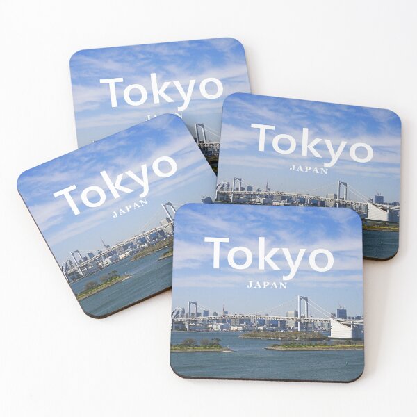 Item preview, Tokyo, Japan - Tokyo Skyline & Rainbow Bridge From Odaiba designed and sold by leemcnut.