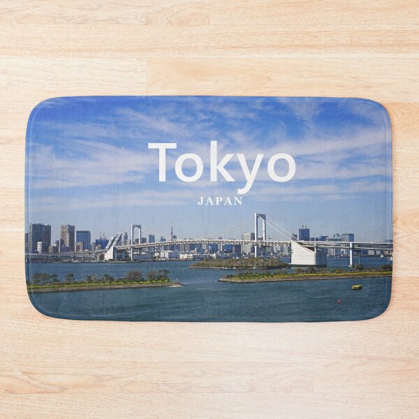 Item preview, Tokyo, Japan - Tokyo Skyline & Rainbow Bridge From Odaiba designed and sold by leemcnut.