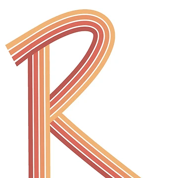 Artwork thumbnail, Letter R by MarbleStickerco