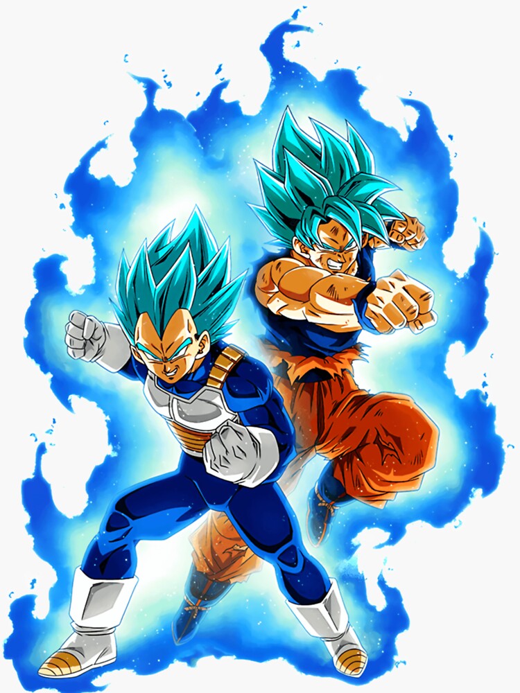 Goku and Vegeta SSJ God SSJ