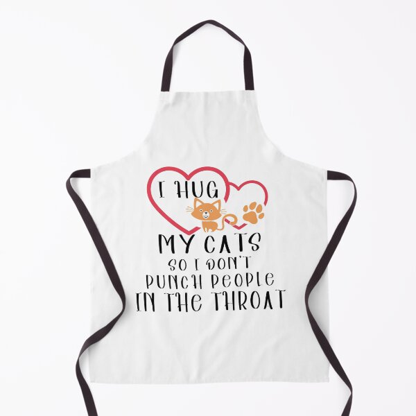 Item preview, I Hug My Cat So I Don't Punch People In The Throat designed and sold by plussorn.