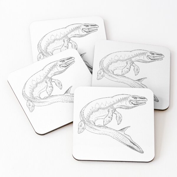 Item preview, Mosasaur Drawing designed and sold by Ancient Realms.