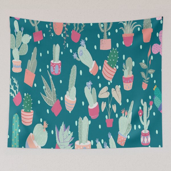 Aperçu de l'œuvre cactus pattern créée et vendue par LU NA.