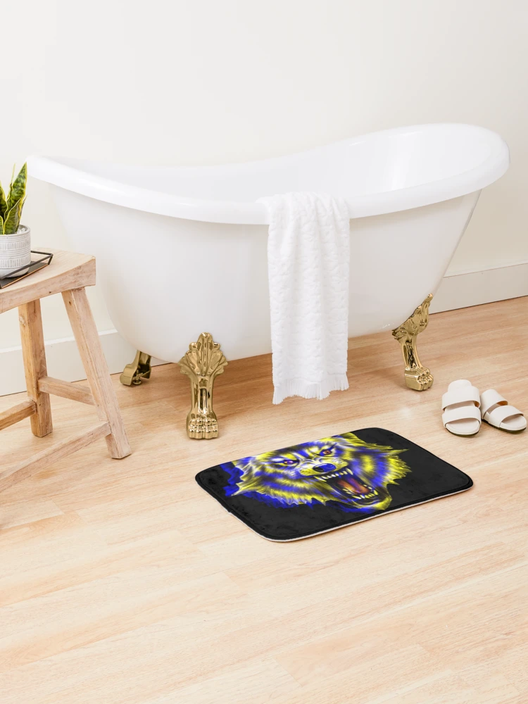 Thumbnail 2 of 6, Bath Mat, Hot head designed and sold by Roshan Keenoo.