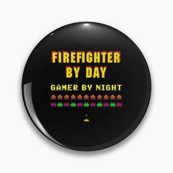 Item preview, Firefighter by day, gamer | Perfect Gift For you and friends designed and sold by luconats.