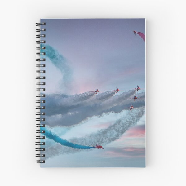 Item preview, Red arrows in a cornish sky,smoke trails,  designed and sold by kathleenjean.