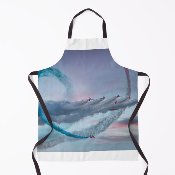 Item preview, Red arrows in a cornish sky,smoke trails, designed and sold by kathleenjean.