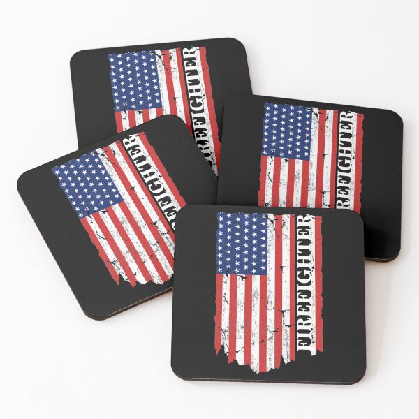 Item preview, Firefighter American Flag 4th of july Gift - Patriotic Idea For Firefighters| Perfect Gift For you and friends designed and sold by luconats.