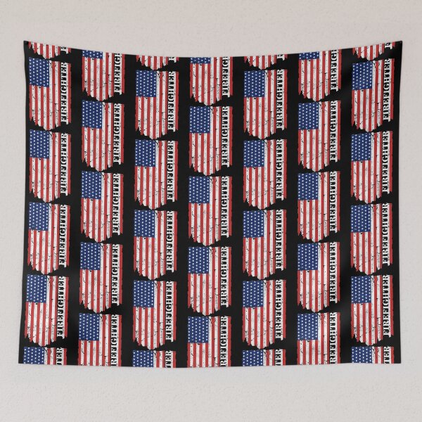 Item preview, Firefighter American Flag 4th of july Gift - Patriotic Idea For Firefighters| Perfect Gift For you and friends designed and sold by luconats.