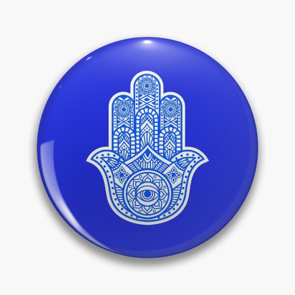 Item preview, hand of fatima or hamsa blue color designed and sold by marco2r.