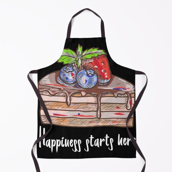 Item preview, Chocolate Cake with Mixed Berries. Happiness starts here. designed and sold by fowons.