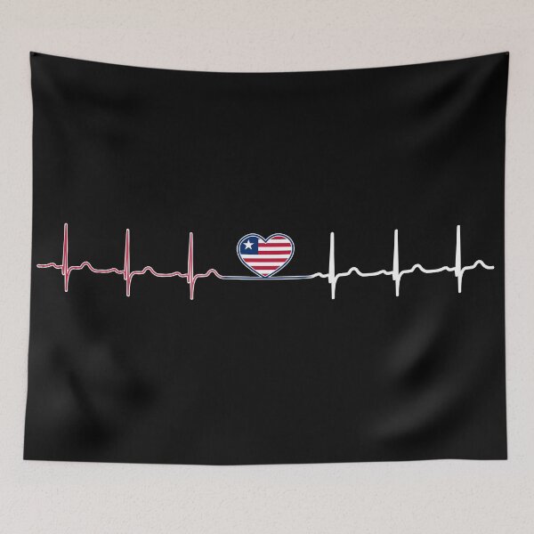Item preview, Heartbeat Liberia designed and sold by Heartbeatsalad.