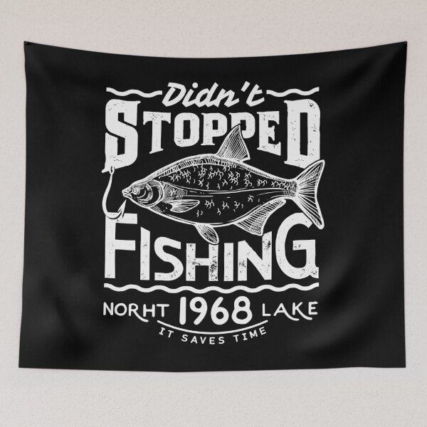 Item preview, Didn't stopped fishing designed and sold by Store-Designify.