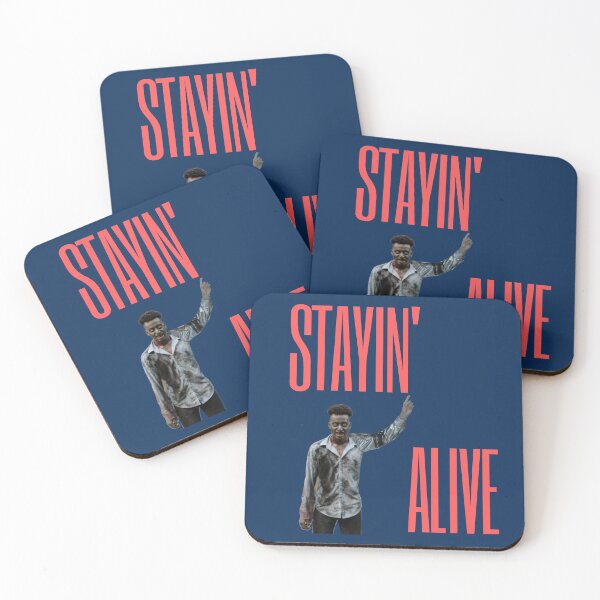 Item preview, Staying Alive (Zombie Disco) designed and sold by Bravenewnormal.