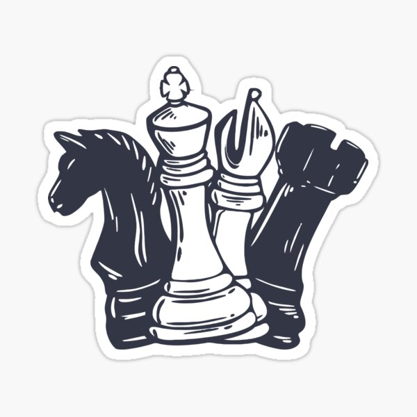 Premium AI Image  The Stylish Play Louis Vuitton Chess Pieces Sparkle in  Cartoon Style on a White Background