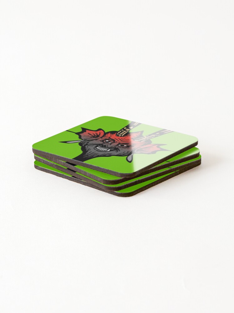 Thumbnail 4 of 5, Coasters (Set of 4), Hot head designed and sold by Roshankeenoo.