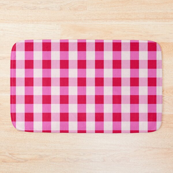 Item preview, Copy of Classic Gingham Fabric Checkered Retro Pattern Pink designed and sold by Anna Lemos.