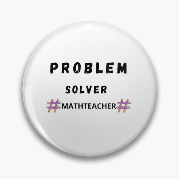 Item preview, Problem Solver Math Teacher  designed and sold by Artloverperson1.