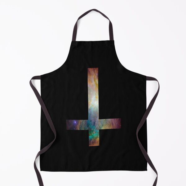 Item preview, Rainbow Galaxy Inverted Cross designed and sold by rapplatt.
