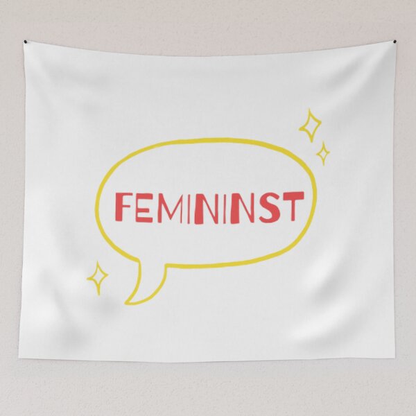 Item preview, Feminism Speech Bubble designed and sold by BabyCupcakes.