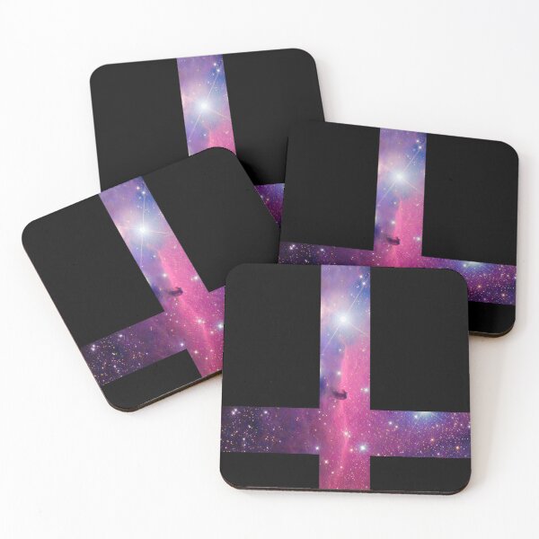 Item preview, Purple Galaxy Inverted Cross designed and sold by rapplatt.
