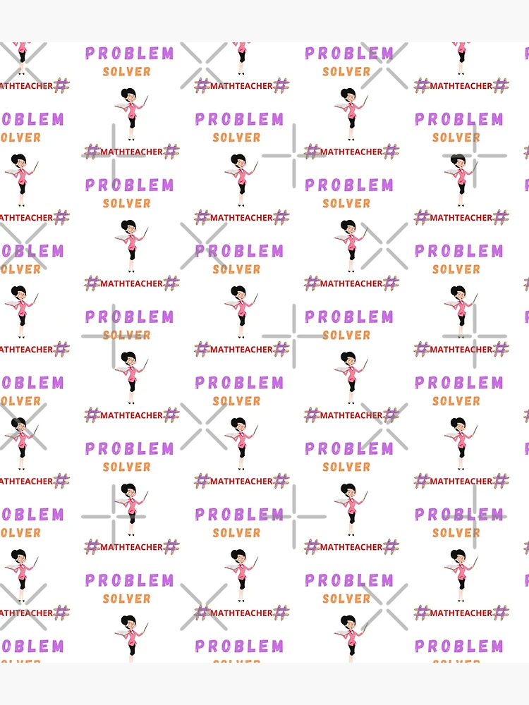Thumbnail 3 of 3, Backpack, Problem Solver Math Teacher designed and sold by Artloverperson1.